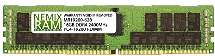 Dell SNPHNDJ7C/16G A8711887 Mémoire RDIMM PC4-2400 ECC pour Dell PowerEdge C4130 16 Go
