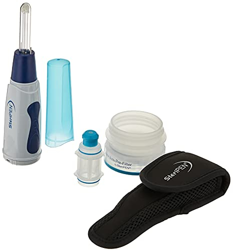 Steripen Classic 3 UV Water Purifier with 40 Micron Pre-Filter Pack 60110058
