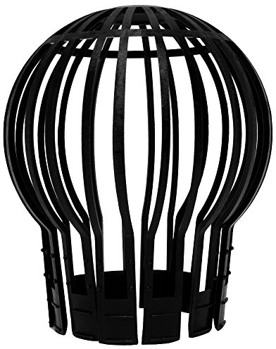 Gutter pipe leaf Downpipe trap guard protection - set of 2 - Leaves stop