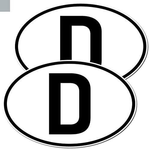 GreenIT Aufkleber Sticker Länderkennzeichen D Deutschland Auto Pkw Bus LKW Anhänger Zeichen Symbol (2)