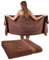 Betz 2 Stück Saunatücher XXL Badetuch Liegetuch Strandlaken Saunahandtuch Premium Frottee 100% Baumwolle Größe 70 x 200 cm Farbe nuss