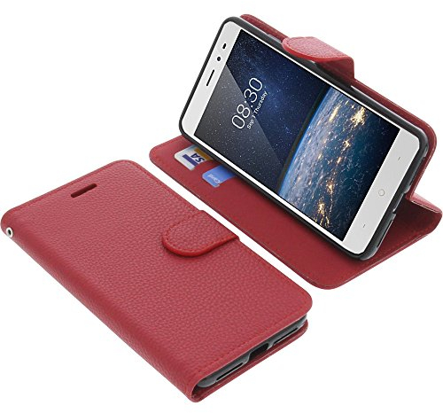 foto-kontor Tasche kompatibel mit TP-Link Neffos X1 Lite Book Style rot Schutz Hülle Buch