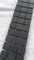 Frise mosaïque ardoise anthracite 5 x 30 cm pierre naturelle mate carrelage noir B046