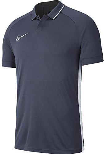 Nike Herren Poloshirt Dri-FIT Academy19, Anthracite/Anthracite/White/White, S, BQ1496-060