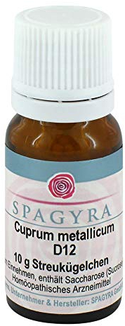 CUPRUM METALLICUM D 12 Globuli