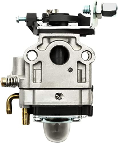 Carburador Desbrozadora, 11mm Generic Carburador Sustitución para 2 Tiempos Cortador Cepillo Motosierra, Compatible Para 22cc 26cc 33cc 34cc 36cc Motor Poste De La Motosierra Hedge Trimmer Reemplazo