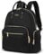 TUCCH Laptop Backpack, 14 Inch Computer Daypack, Stylish Casual Business Travel Work Shoulder Bag for Men/Women, Water Repellent Nylon Rucksack, 22L, Black