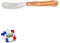 Les Colis Noirs LCN - Tartineur INOX Manche Bois d'Olivier La Fourmi - Ustensile Cuisine Couteau Beurre - 042
