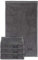 Sansibar 4er Set Gästetuch 30x50 cm – Saugstarkes Frotteetuch aus 100 % Baumwolle – Oeko-TEX Zertifiziert– Sylt-Design mit gesticktem Säbel-Logo – Anthrazit