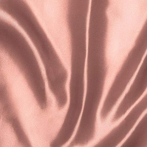 Tessuto Raso Saturno Altezza 150cm, Rosa Antico, UNI