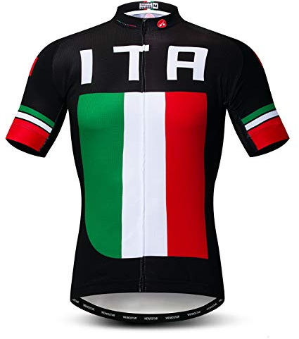 Weimostar Radsport Trikot Herren Kurzarm Quick Dry Breathable Sportswear Italien XXXL