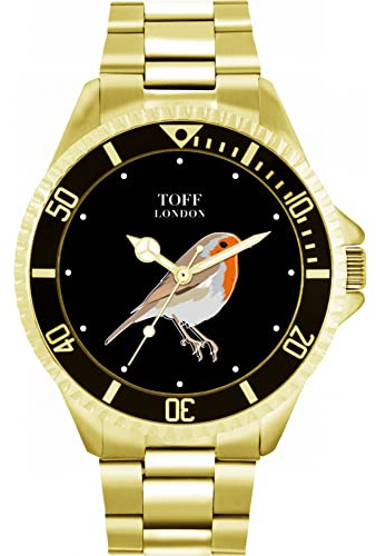Toff London Robin-Vogel-Uhr