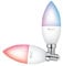 Trust WiFi E14 Smart Bulb, Colour Changing Candle Bulb, Works with Alexa and Google Home, No Hub Required, 2.4GHz WiFi Bulb, Small Screw Smart Light Bulb, White & Colour [Amazon Exclusive] - 2 Pack