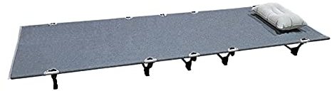 LZYqwq Outdoor Klappbett Campingbett, Leichtes Kompaktes Tragbares Outdoor Reisebett Einzelschlafbetten, für Erwachsene Kinder(Color:B)