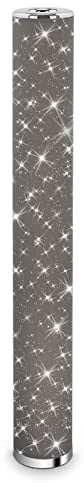 BRILONER - LED Stehlampe mit Sternenhimmel, inkl. Fußtaster, warmweiße Lichtfarbe, Leselampe, Wohnzimmerlampe, Schlafzimmer Deko, Deckenfluter, Standleuchte, Stehleuchte, 103,5x13 cm, Stehleuchte Grau