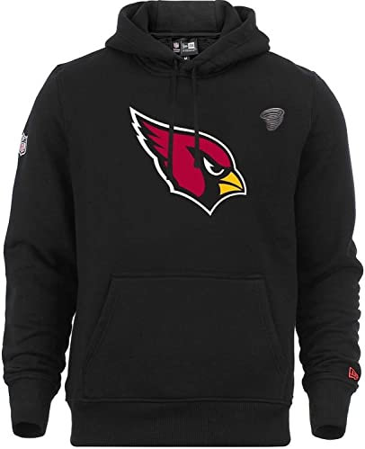 New Era Arizona Cardinals NFL Hoody Kapuze Team Logo Pullover schwarz mit CapSpin Pin - L