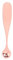 Rouleau de massage pour les yeux - Applicateur de crème pour les yeux - Spatules cosmétiques anti-rides - Cuillère faciale en alliage doré - Outil de soin du visage fin (or rose)