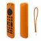 KNOXS Housse Coque en Silicone pour Alexa Voice Remote Pro, Antidérapant&Antichoc&Étanche à la poussière&Léger&Lavable Étui de Protection pour Télécommande (Orange)