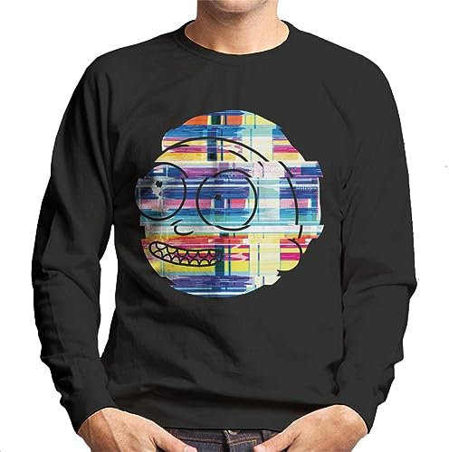 All+Every Rick and Morty Smith Static Head Men's Sweatshirt