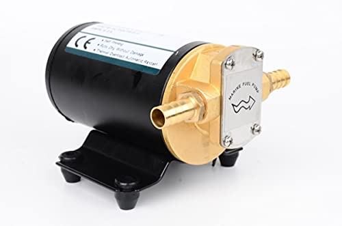 UNbit Bomba de refuerzo de acero inoxidable Bombas de chorro de césped Bomba diesel, 12v 24v 14l / Min Bomba autocebante, Bomba de aceite de engranaje de CC de gran flujo for riego de transporte de ag