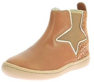 KICKERS Kick Popstar, Stivaletto Bambina, Stelle Cammello, 26 EU