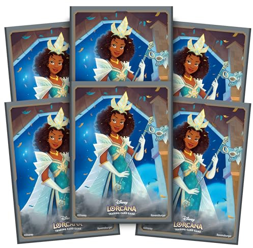 Ravensburger Disney Lorcana TCG Trading Adults and Kids 8 Years Up - Tiana 65 Card Sleeves - Set 5: Shimmering Skies
