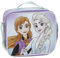 Portameriendas Térmico de Frozen - Color Azul - 21,5x8,5x19 cm - Fabricado en Poliéster - Mochila Pequeña con Cierre de Cremallera y Asa Regulable - Producto Original Diseñado en España