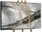 YS-Art Luxus Abstrakt Acryl Gemälde auf Leinwand goldene Note handgemalt Wandbild Wohnzimmer moderne Wohndekor Bilder Büro echtes Kunstwerk 120x80 cm