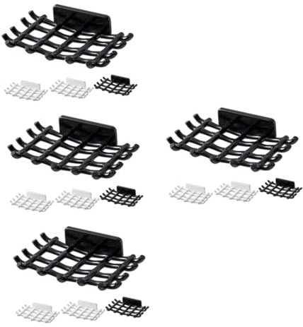 Cabilock 16stücke Teiliges Wandmontierter Seifenablage Mit Abflussgitter Praktischer Seifenorganizer Für Bad Und Küche Kein Bohren Erforderlich