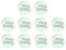 10pcs Acrilico Cake Toppers Festa di Vacanza Accessorio Domestico Per Ristorante Tavolo da Pranzo Desser