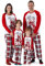 PATPAT Familienoutfits - Pyjama-Set, Niedliches Weihnachtsmuster, Langarmshirt und Hose, Geeignet für Vater Mutter Tochter Sohn Haustier, Pyjama Damen, Schlafanzüge für Herren, Haustier-Kopftücher 20