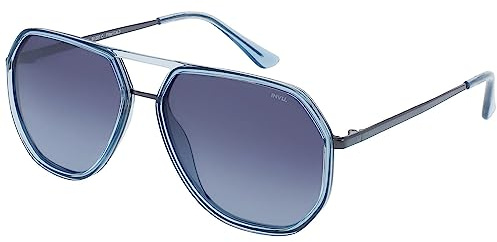 INVU Sonnenbrille Herren B1207C Polarisierte Gläser 100% UV PROTECT Blau Gun, blau