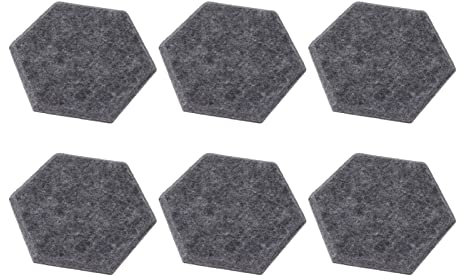 Panneaux Acoustiques Hexagonaux 12 Pièces, Panneaux Insonorisants Haute densité, Panneaux Muraux Biseautés Insonorisants 14x12x7cm (SUNFECILIvr4qdokfxa-12)