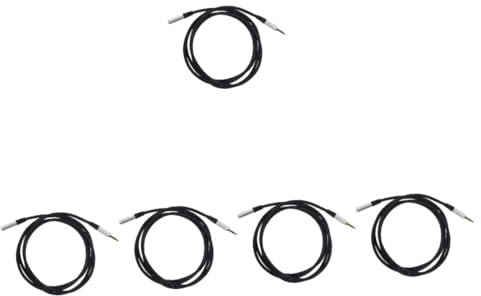 Angoily 5pcs Audio Cable Extension Cable Reel Male to Female Extension Wire for Headphones