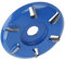 Angle Grinder Attachments, 6-Tooth Wood Router Steel Wood Carving Disc Angle Grinder Accessories Flat Blade Wood Carving Disc Steel 6‑Teeth Milling Cutter Woodworking Tool Angle