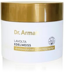 Dr. Armah - Lavolta Edelweiss - Antioxidative Gesichtscreme - Feuchtigkeitscreme mit Edelweiss & Sheabutter für intensive Pflege & Schutz - Gesichtspflege für anspruchsvolle & trockene Haut - 150 ml
