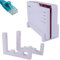 Supporto da parete per Fritz!Box 5690 Pro – DSL Slim – Fritz – bianco – salvaspazio e stabile per FritzBox 5690PRO – Made in Germany | Xebtec