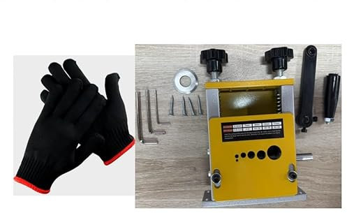 Maquina Pelar Cables, Peladora de Cables para Cables de 1-17 mm, Peladora de Cables Eléctricos Manual, Maquina Pelacables 5 Cables Simultáneos con Cuchillas