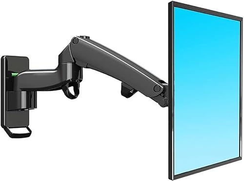 WQPMNYG TV Stand TV Unit, 24-35 Inch Monitor Hanger, Wall-mounted Rotating Telescopic Lifting Bracket, LCD Computer Monitor Bracket, Console Monitor Bracket, Air Pressure Hover TV Mount TV Stand