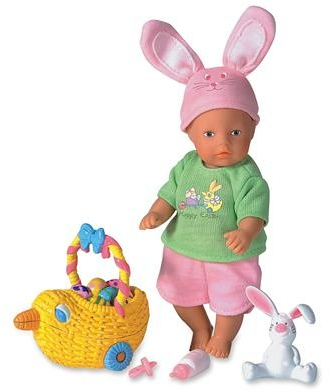Zapf Creation 766309 - Baby Born miniworld Oster-Set, 6-teilig