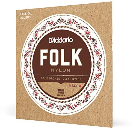 D'Addario Cuerdas Guitarra Española | Cuerdas de Guitarra Española | Cuerdas para Guitarra Española | EJ33 Juego de Cuerdas