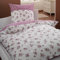 Dyckhoff 3071972600 Weichfrottier-Bettwäsche Vera 80 x 80 cm und 155 x 220 cm, beere,Lila