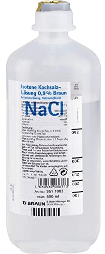 Isotone Kochsalz-Lösung 0,9% Braun, Ecoflac plus,500ml