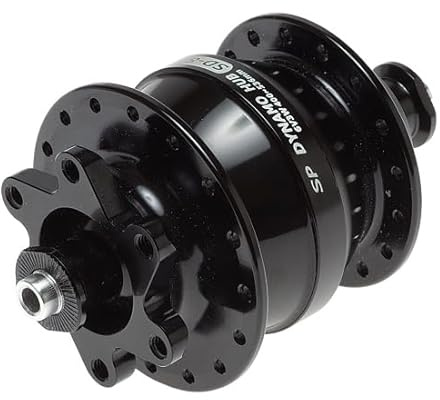 Shutter Precision (SP) Ultra Small Dynamo Hub SD-8 BK 32H S43HUB00501 Black 32H