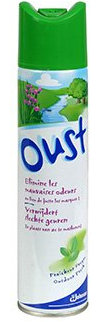 Oust Deodorant Fraîcheur 300 ml - Aerosol Luftreiniger für Wohnräume, Küchen, Badezimmer, Büros