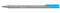 STAEDTLER 334-301 Triplus Fineliner (Dreikant, Superfeine, Metallgefasste Spitze, Linienbreite ca. 0,3 mm, 10 Stück) neon blau