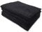 6 Handtücher Frottee Schwamm schwarz Friseur 50 x 90 cm