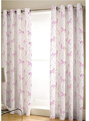 Folk Einhorn – Vorhänge – Pink