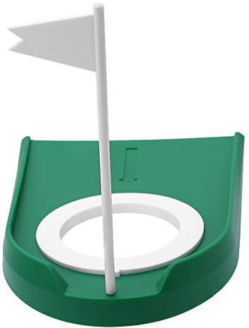 Golf Putting Cup, Putting Loch Golf Übungshilfe mit Alfombra Putter Golf Fahne Verstellbarem Loch und Fahne Indoor Outdoor