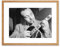 Wee Blue Coo Gerahmter Kunstdruck mit Musiklegende im Vintage-Stil, Django Reinhardt